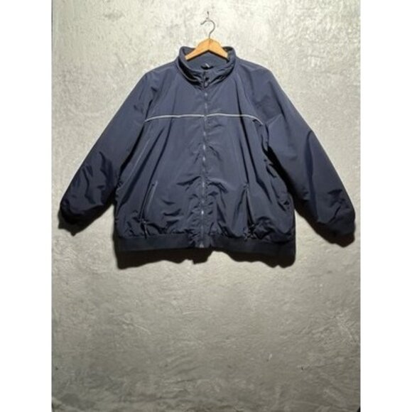 Lands' End Womens Plus 3X Navy Blue Classic Squall Jacket - Picture 1 of 8